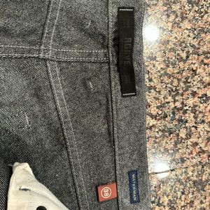 Agave Waterman relaxed straight flannel denim Gray 38